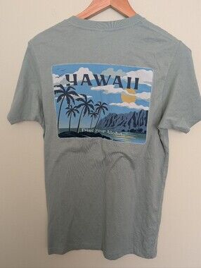 Cotton Heritage Hawaii Discover Aloha Graphic T-Shirt Size Small